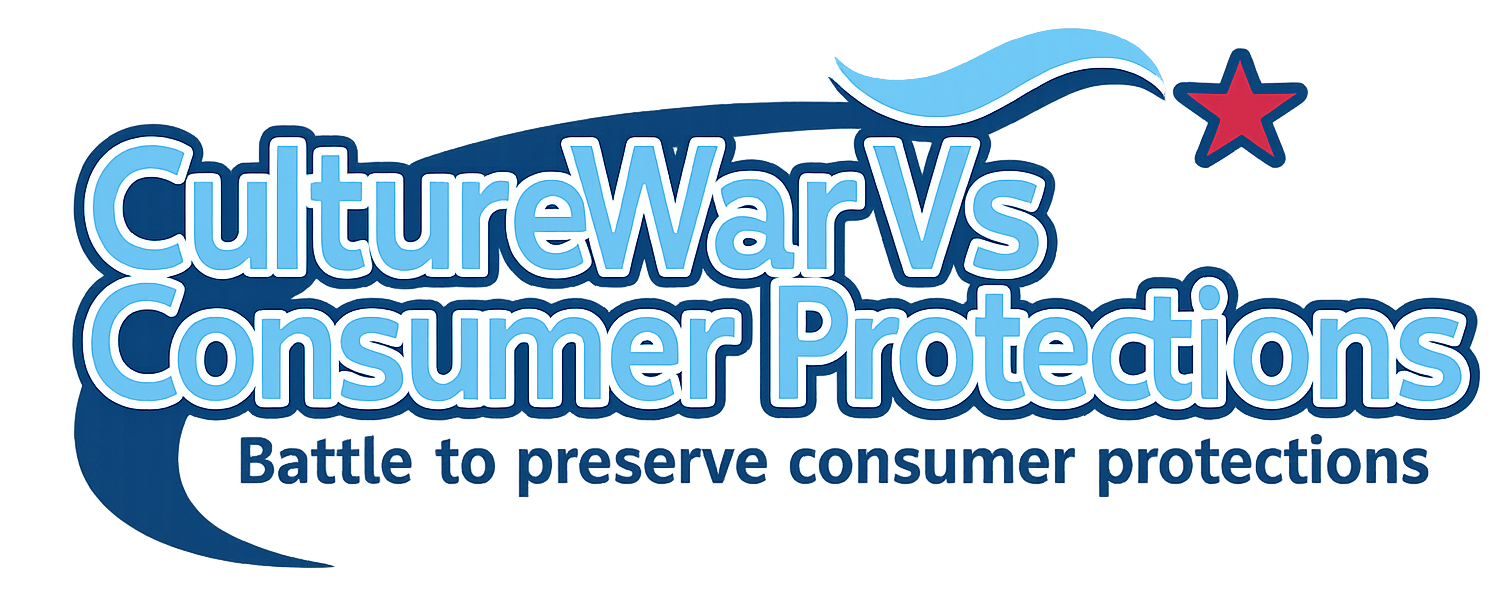 Culture War Vs Consumer Protections